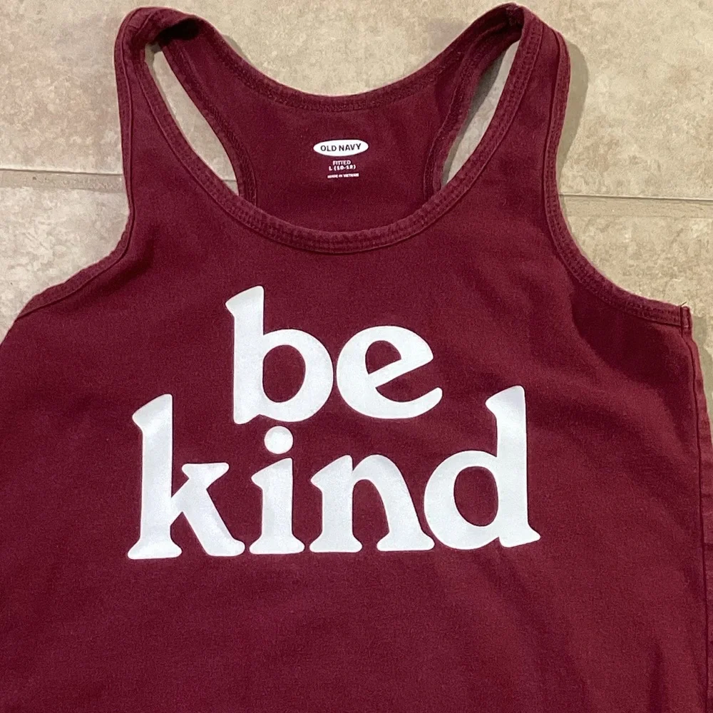 Bundle of Two Old Navy Maroon Racerback Girls Size Large